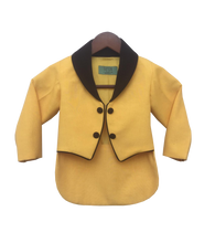 Load image into Gallery viewer, Boys Yellow Linen Coat