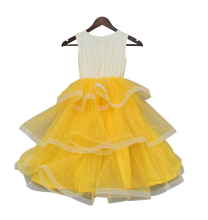 Load image into Gallery viewer, Girls Yellow Net Gown New York