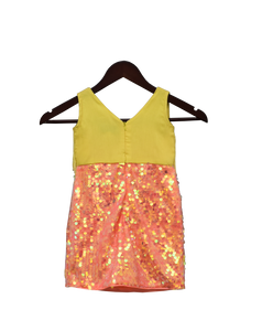 Girls Yellow & Orange Dress